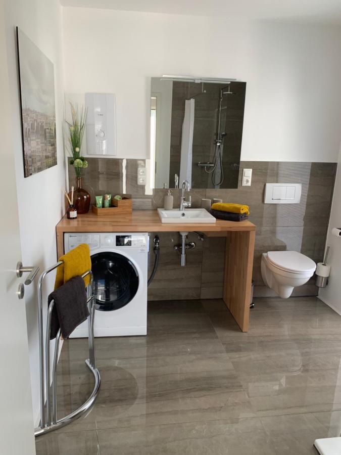 Eifel24, Neues Und Barrierefreies Appartement Mit Terrasse Schwirzheim Ngoại thất bức ảnh